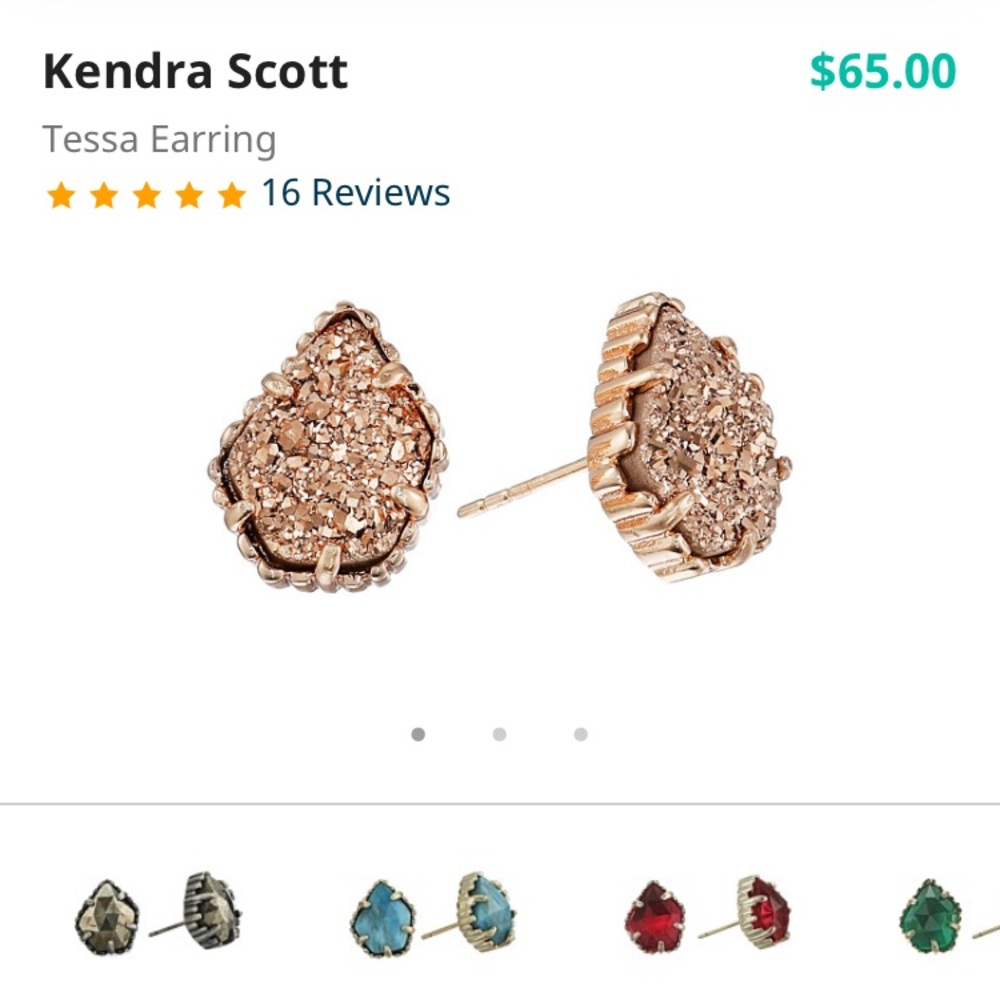 Kendra Scott Drusy Earrings